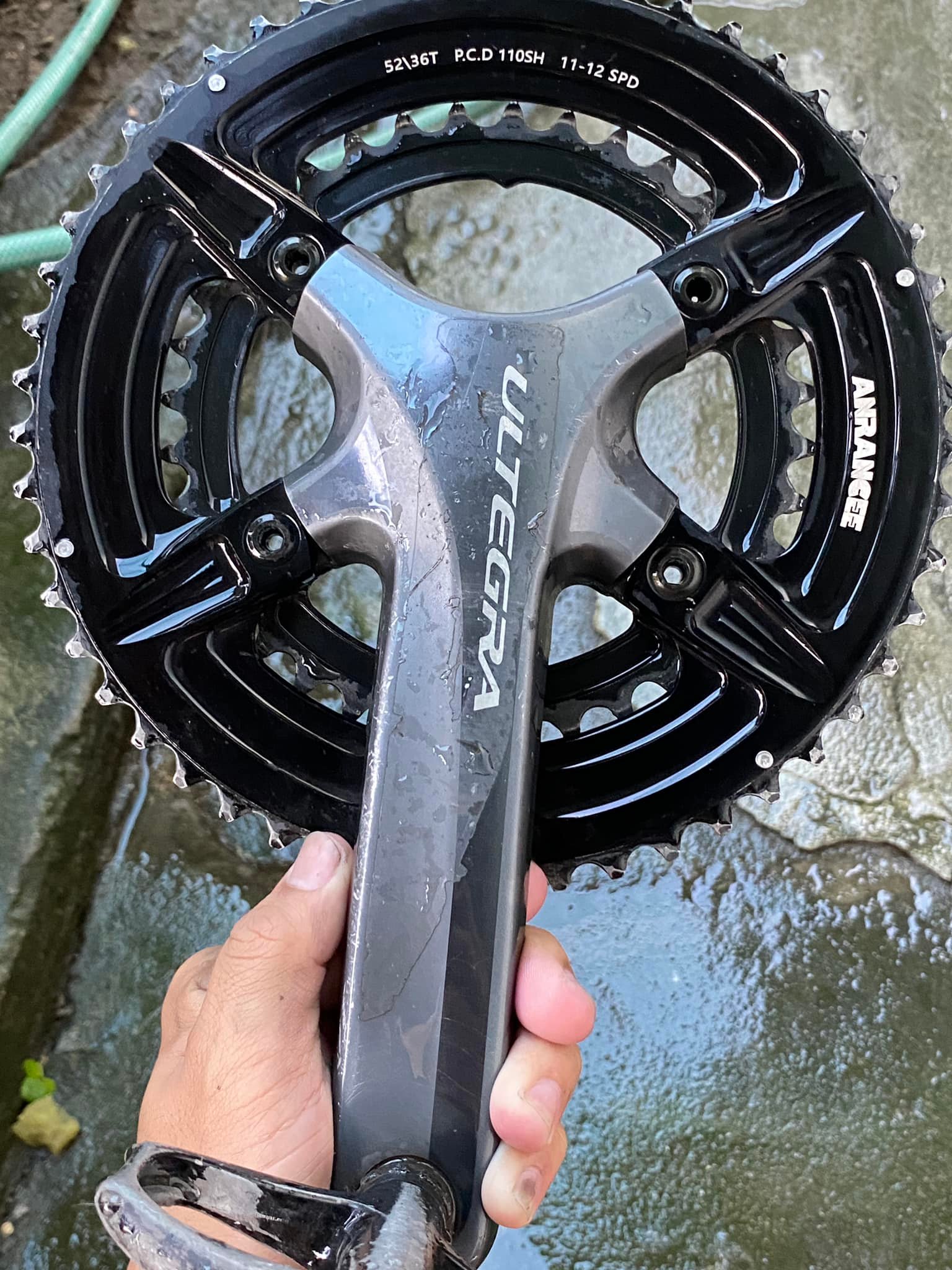 Ultegra 6800 Crankset Anrancee Chainring 52/36 165mm 4800! 4800 