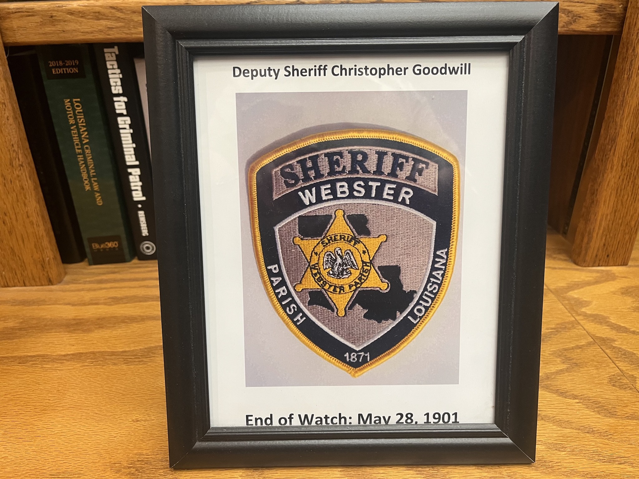 Webster - A plaque at the Sheriff's Office honors Deputy Christopher ...