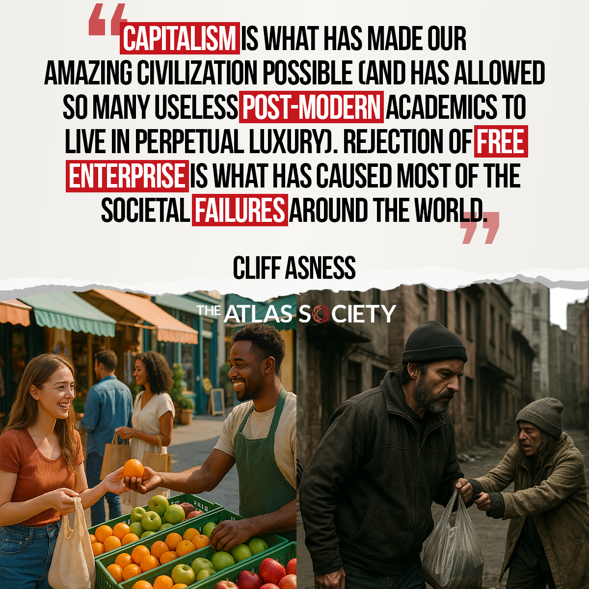 The Atlas - Capitalism cures. | Facebook