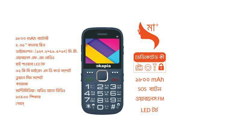 Okapia Mobile - MA+ Features Description Display Size:... | Facebook