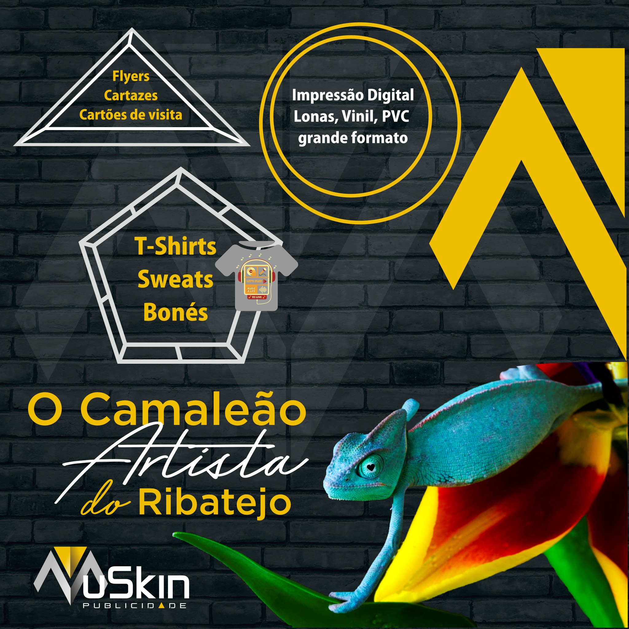 Muskin - Faz zoom no Camaleão e partilha o que ele te diz... # ...