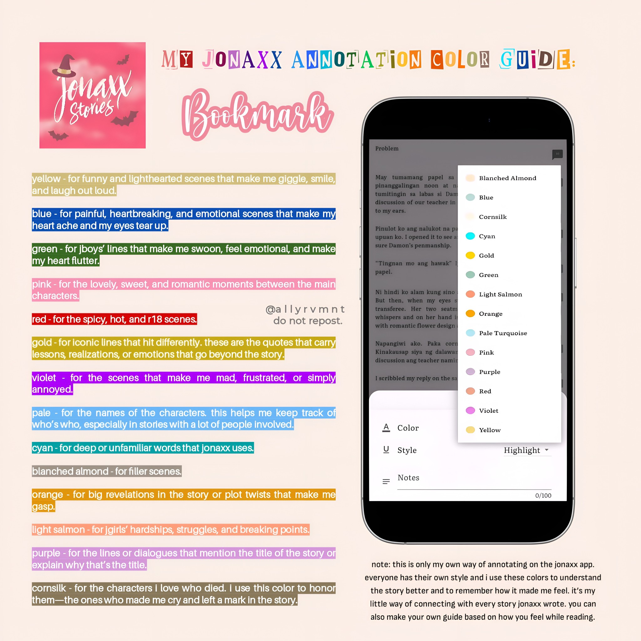 Ally - how i annotate jonaxx stories | Facebook