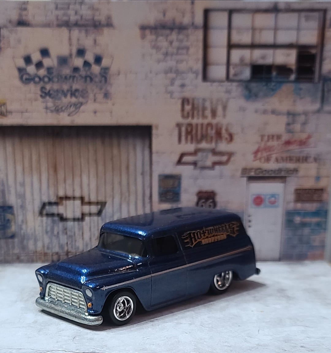 First edition '55 Chevy panel Hot Wheels with metal on metal and