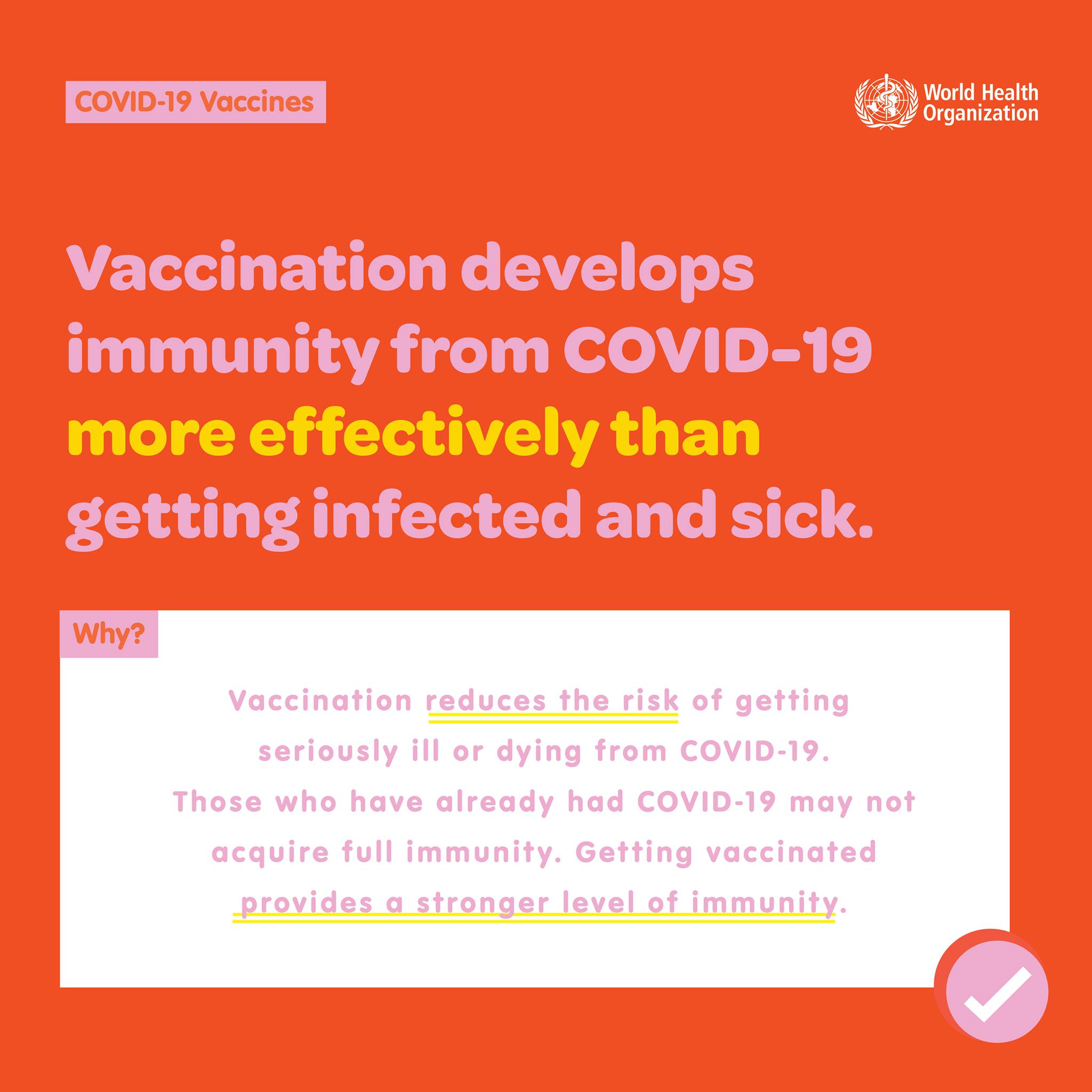 Vaccination provides a stronger... - Government of Samoa | Facebook