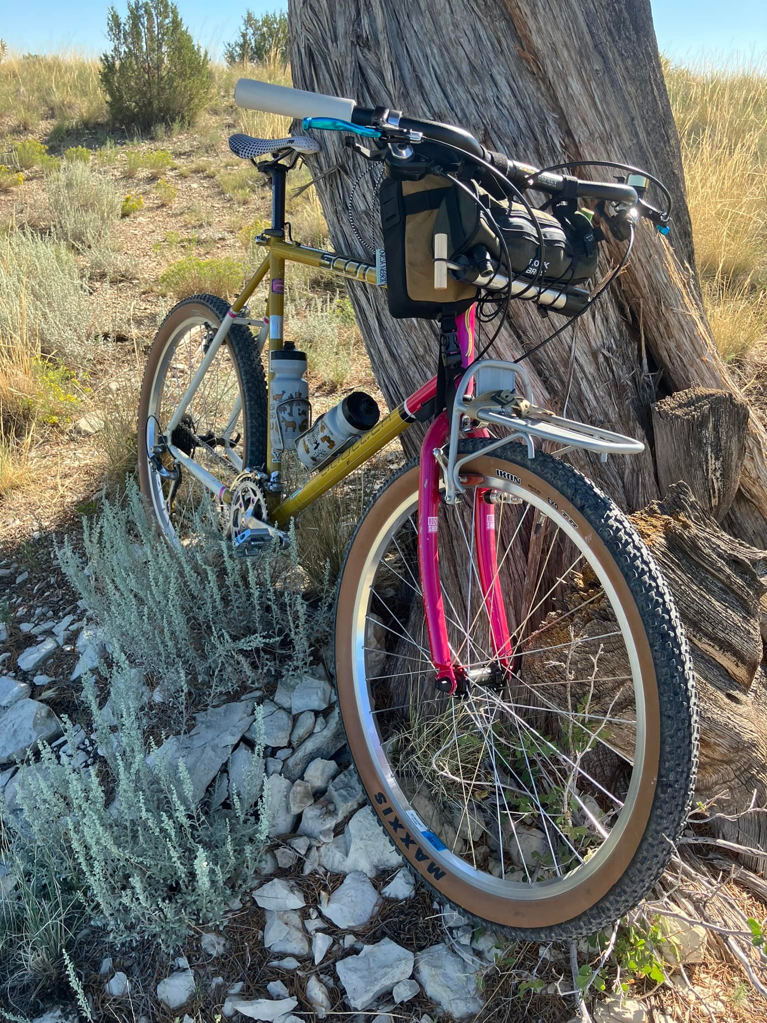 First off road adventure with Soma Fab Osprey bar on a cargo bike