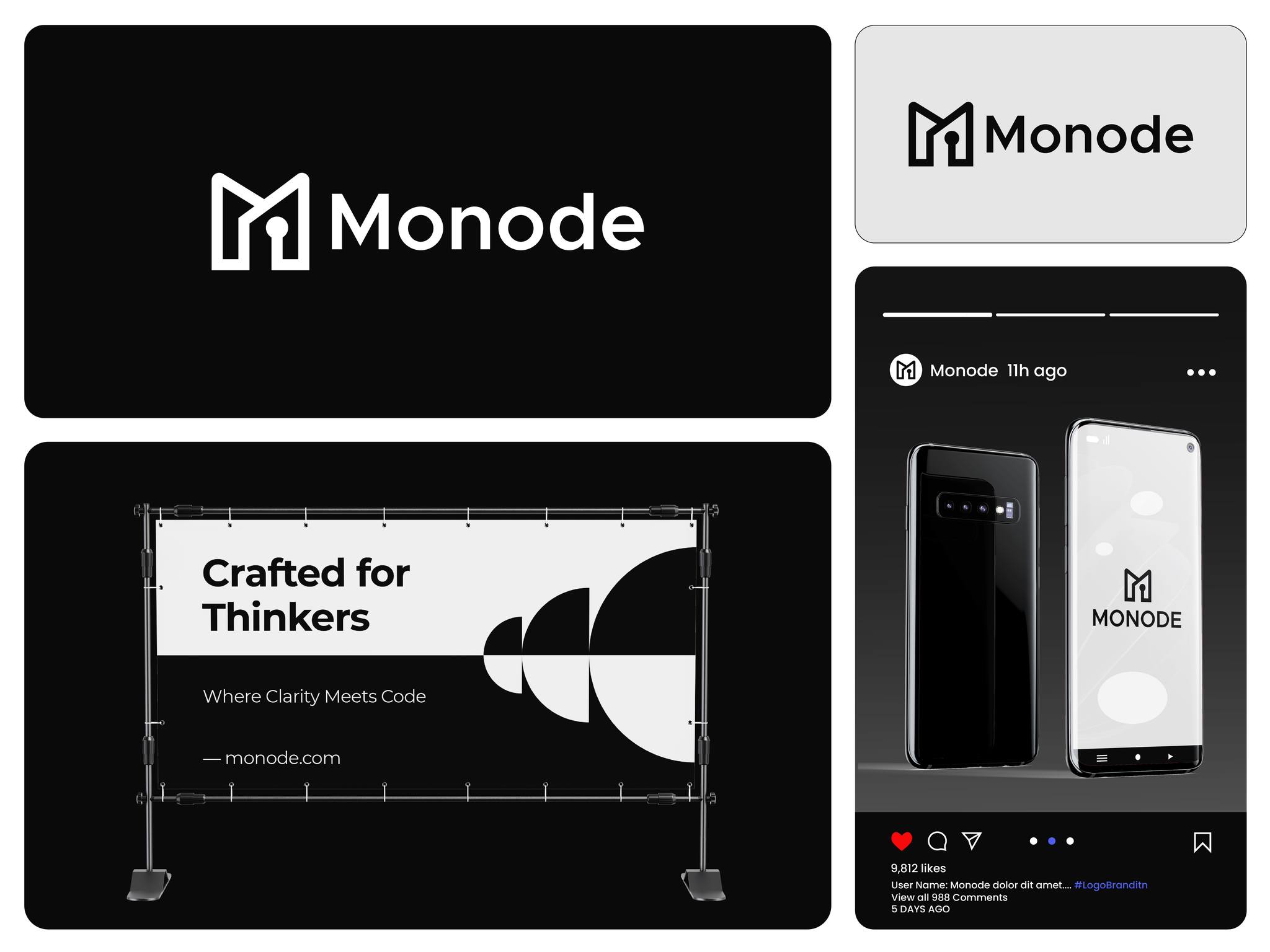 Abu - Monode Brand Identity Design. Monode is built on clarity, logic ...