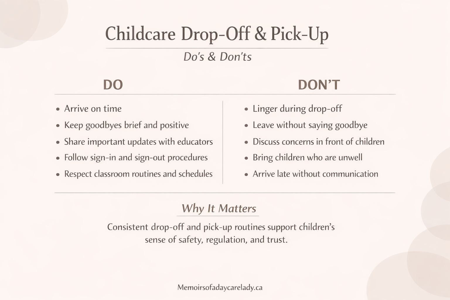 Memoirs - Just a gentle reminder to all parents, the more fluid a pick ...