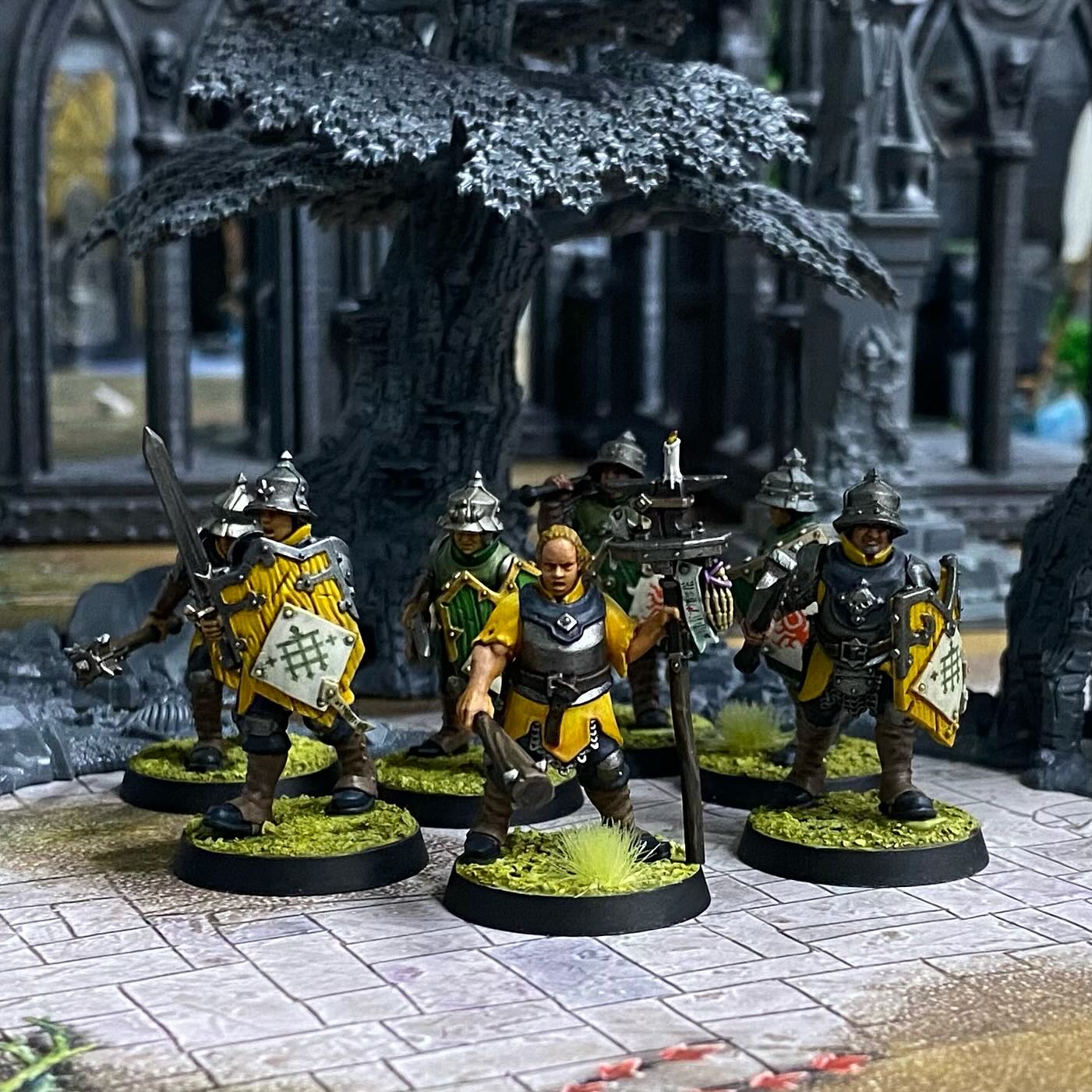 Age of Sigmar, Steelhelm of Greywater Fastness. Humie getting the