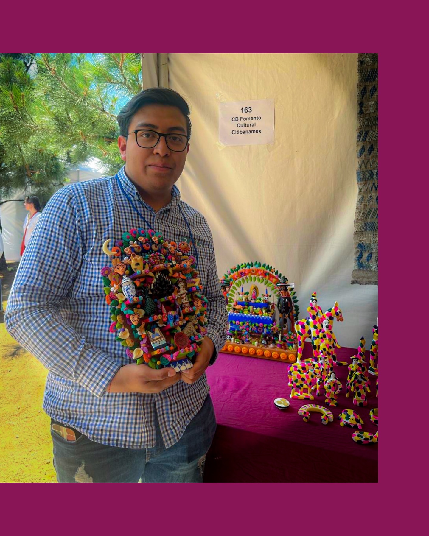 Óscar Soteno Elías · Maestro artesano de Metepec