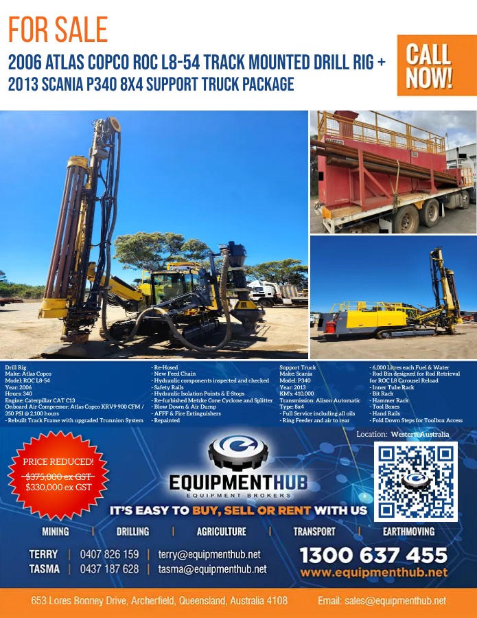Equipment Hub - *FOR SALE* 2006 Atlas Copco ROC L8-54...