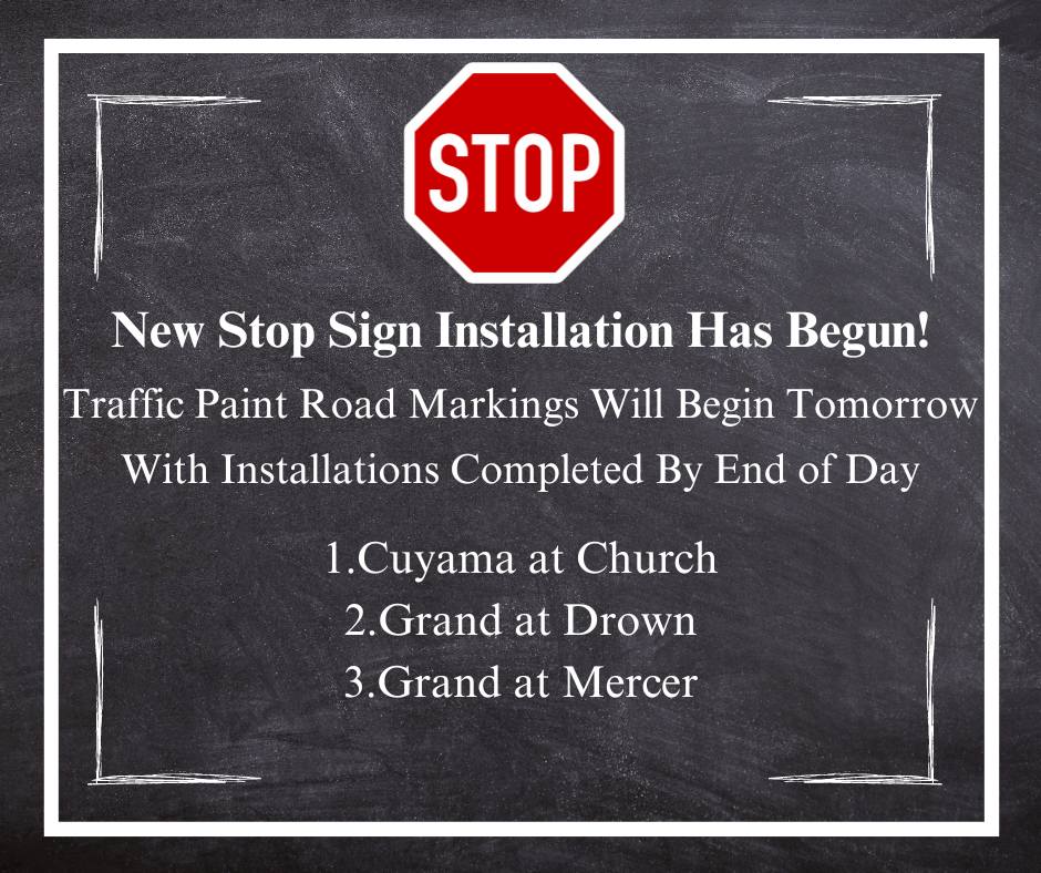 UPDATE: Stop Signs Are... - City of Ojai - government | Facebook