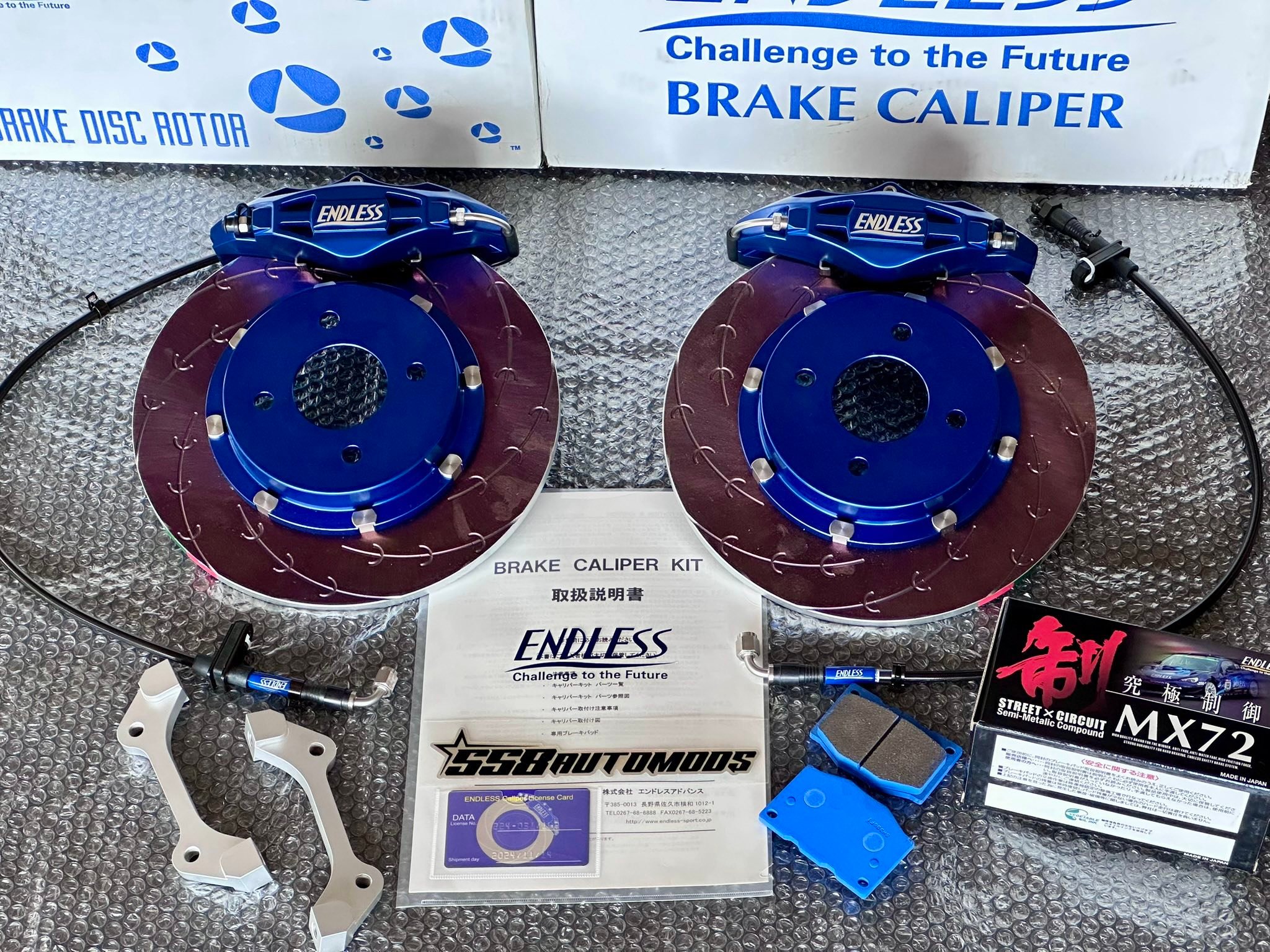 パーツ FIT RS GE8 ENDLESS Brake Caliper Kit Endless brake caliper kit for sale for Honda Jazz Fit GK5 FIT RS