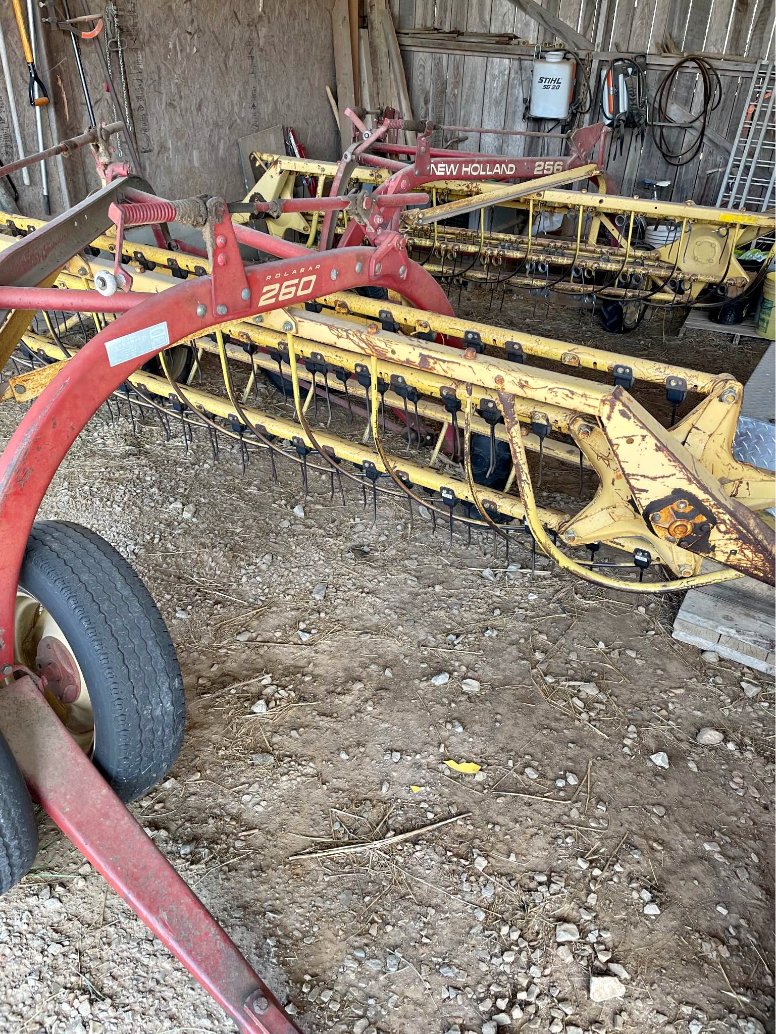 New Holland 256 & 260 Rolabar Rakes - Garden Tools & Equipment ...