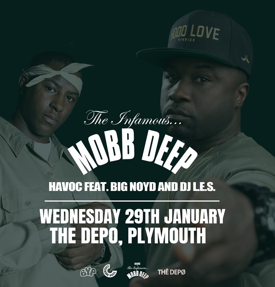 NEW: Mobb Deep | 26th Jan The legendary duo @mobbdeepqb (Prodigy