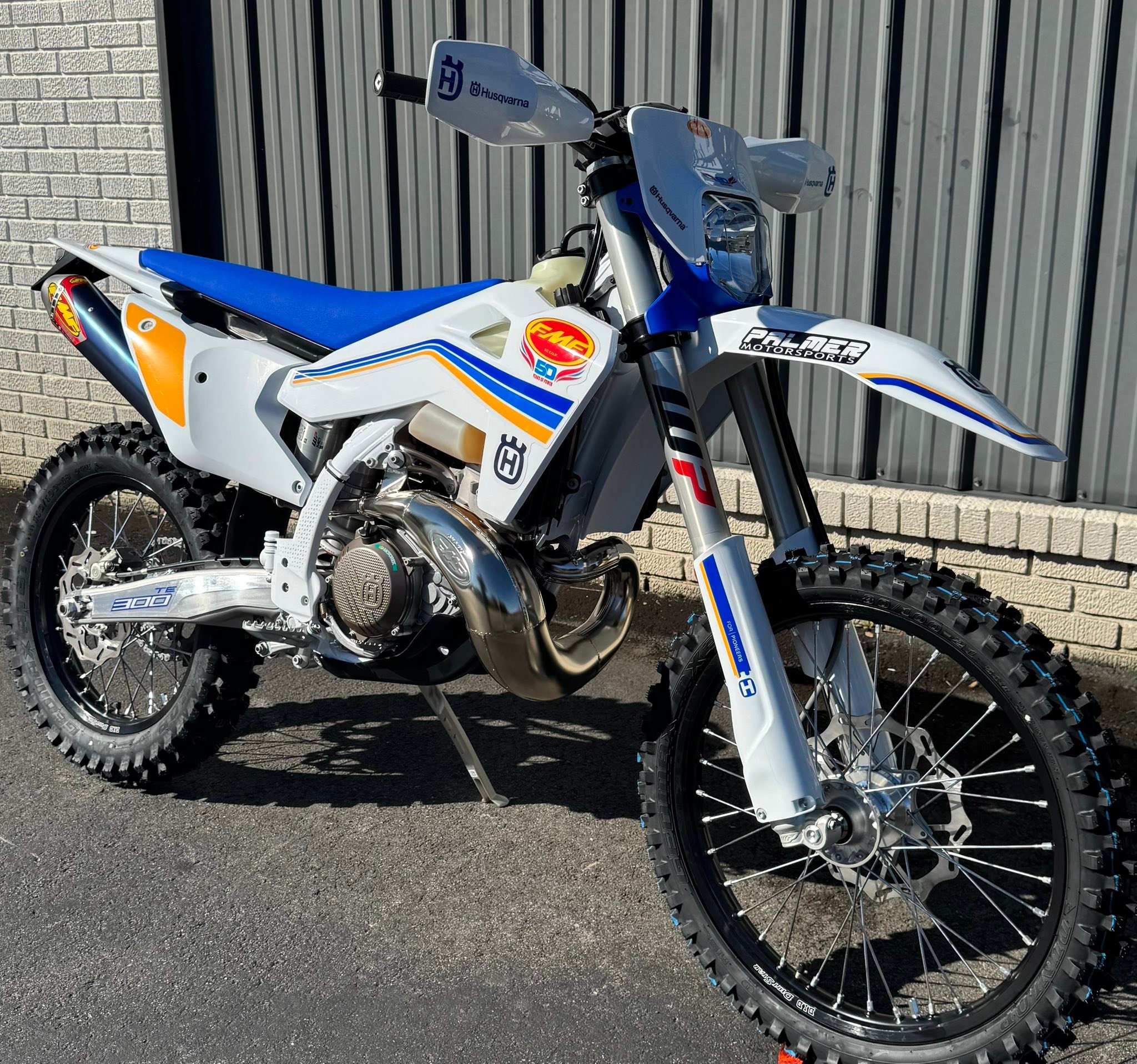 Nardo grey plastics for 2022 Husqvarna TE300