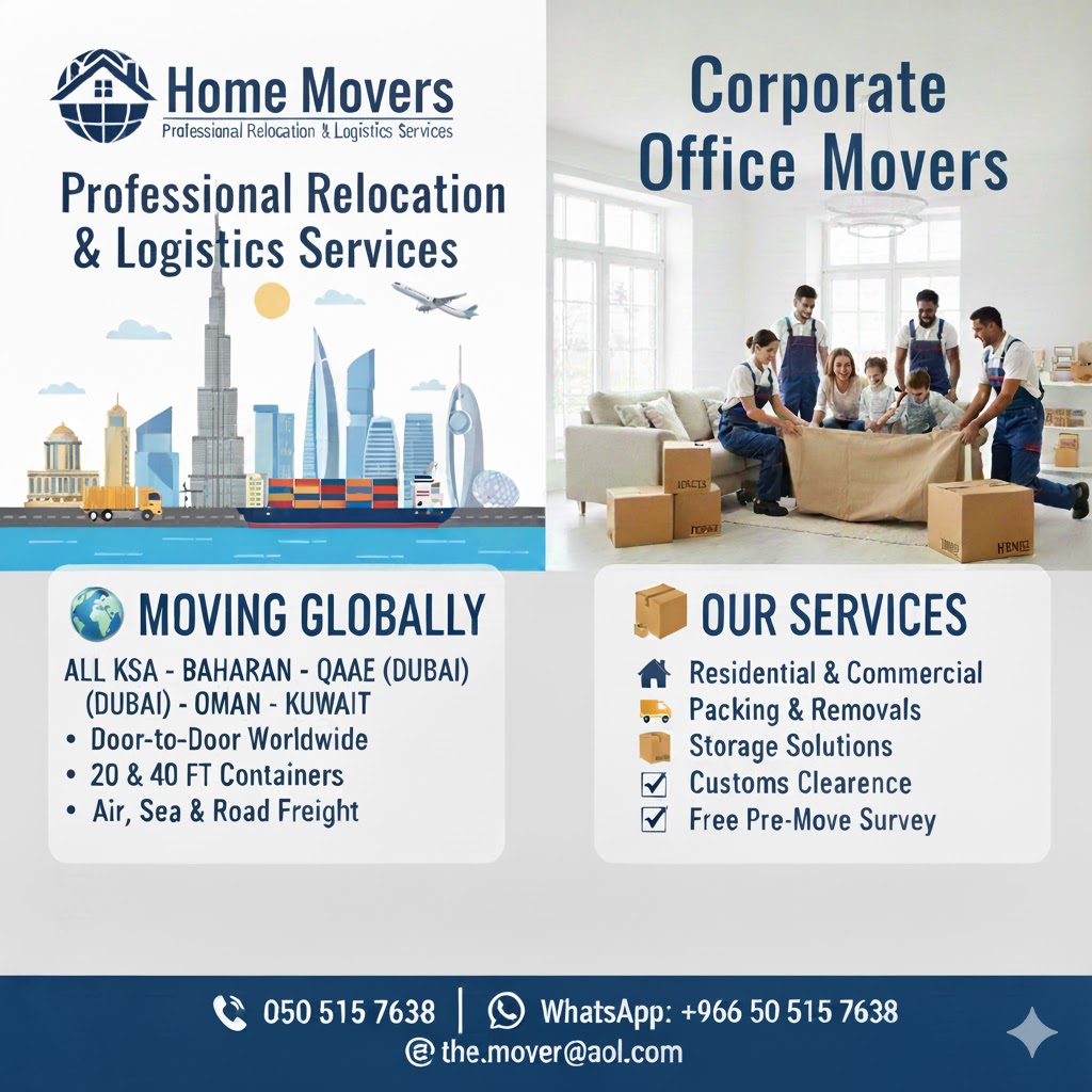 Movers & Packers in Saudi Arabia