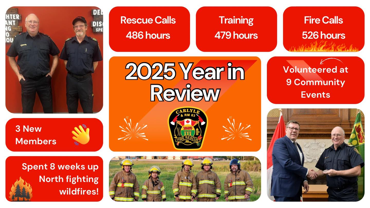 Carlyle - 2025 was a busy and impactful year for our Fire Department! A ...