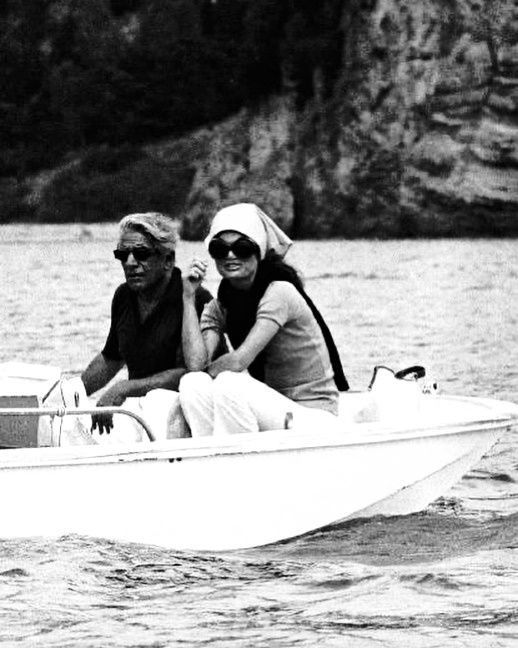 From October 20, 1968, when Jackie Kennedy stood on the private
