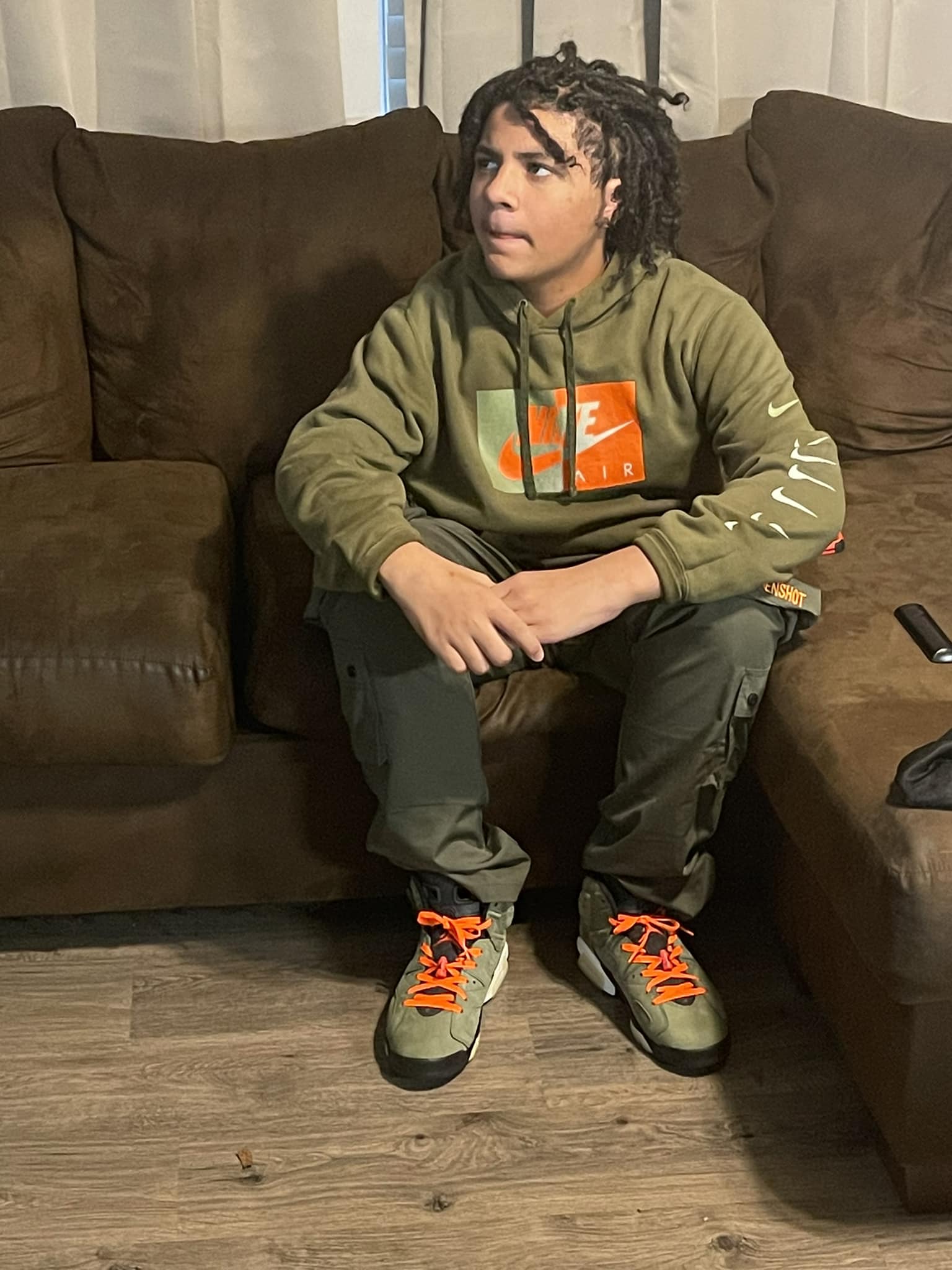Jordan 6 Travis Scott Olive Shoes Fashion