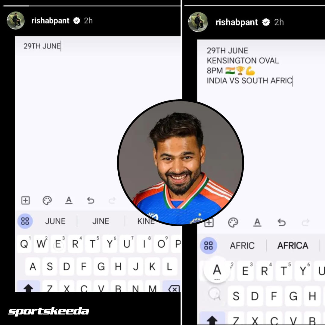 Rishabh Pant shares a unique 'save... - Sportskeeda Cricket