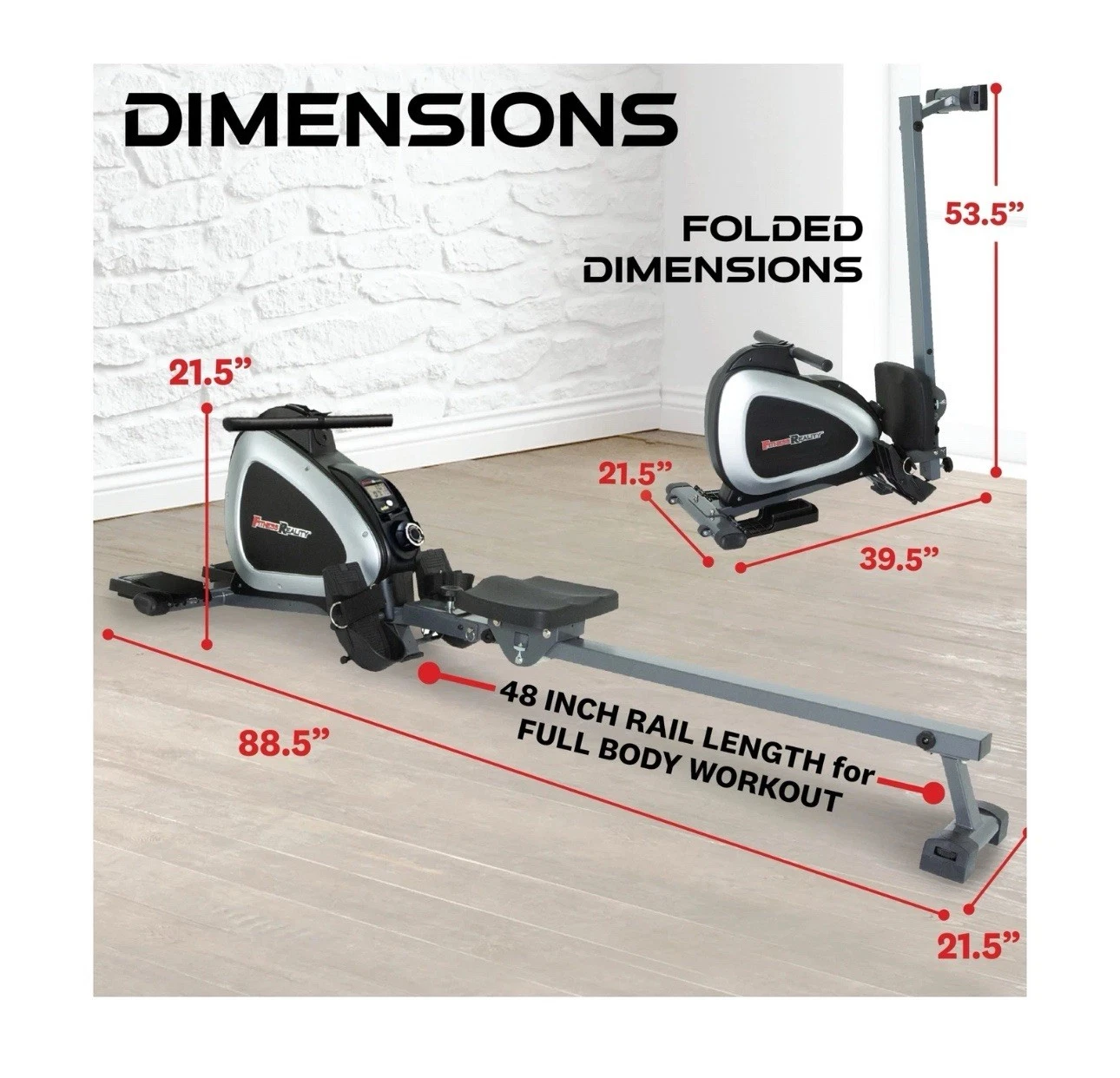 Fitness Reality Magnetic Rowing Machine - Rowing Machines - Newport ...