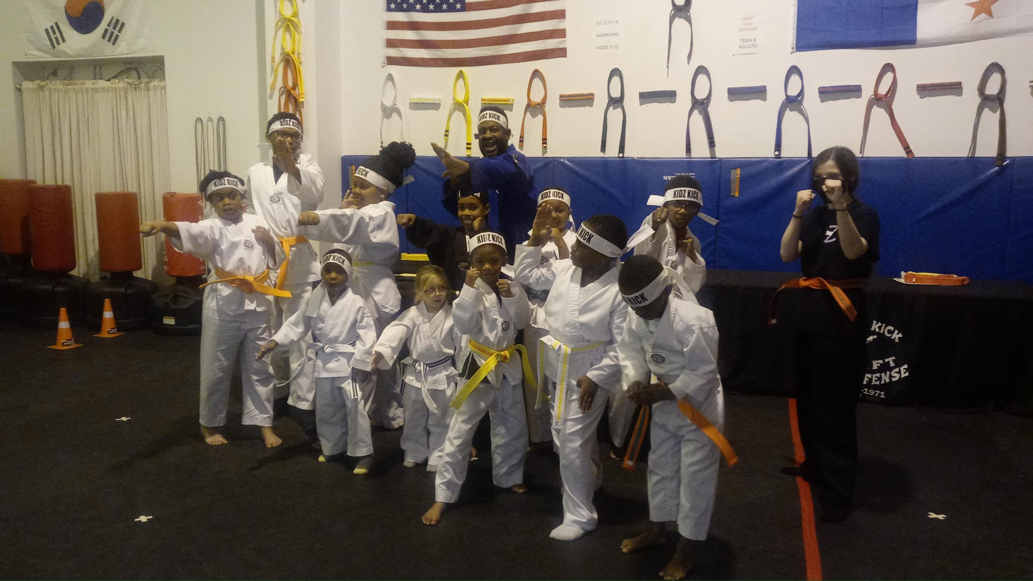 KIDZ KICK - KIDZ KICK CRAFT SELF DEFENSE KARATE GRADUTION...