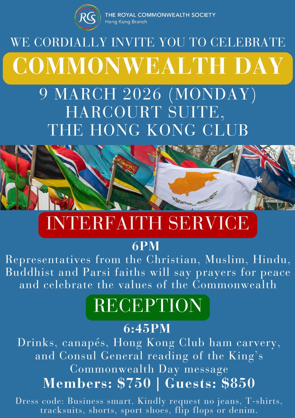 🎉 Commonwealth Day Celebrations on 9 March 🌐 Come celebrate the enduring spirit of the Commonwealth with us at The Hong Kong Club on Monday, 9 March. 🗺️ Guided by this year's