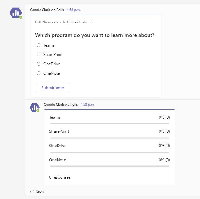 📊 Tried out Polls in Microsoft Teams... - Mission Computers