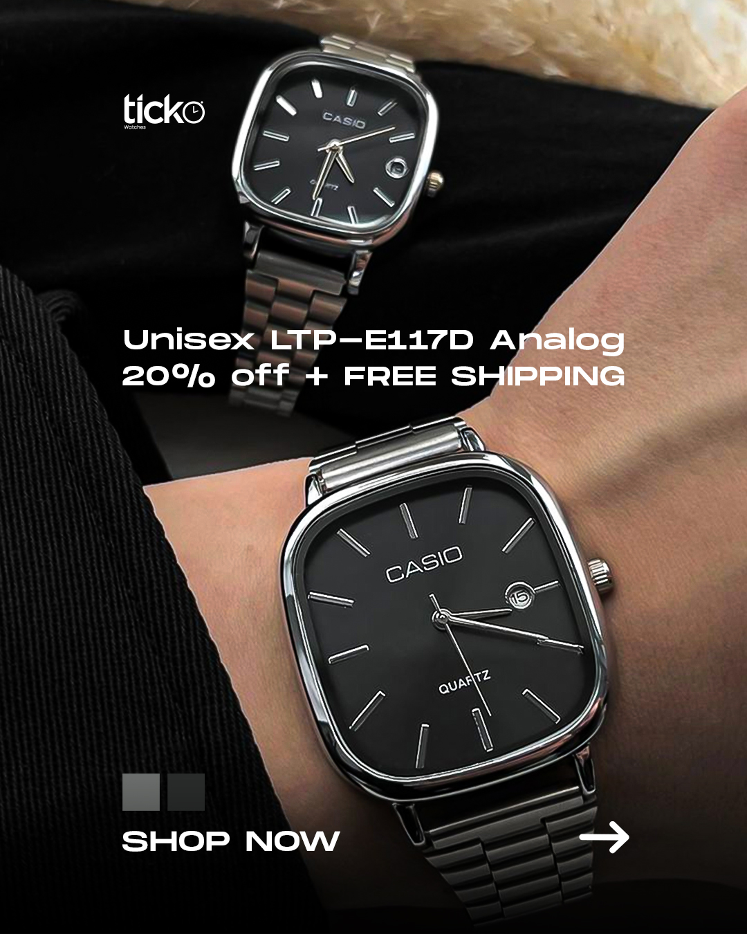 Ticko - 🎉 خصم 20% على ساعات كاسيو الأصلية لفترة محدودة! ⏳... | Facebook