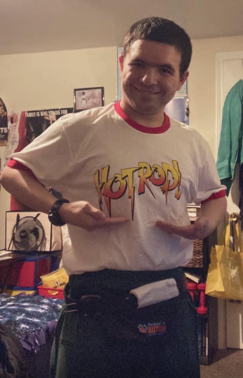 Costume Agent WWF Rowdy Roddy Piper Hot Rod Replica T-Shirt – Halloween Cosplay Costume, White, Cotton Blend