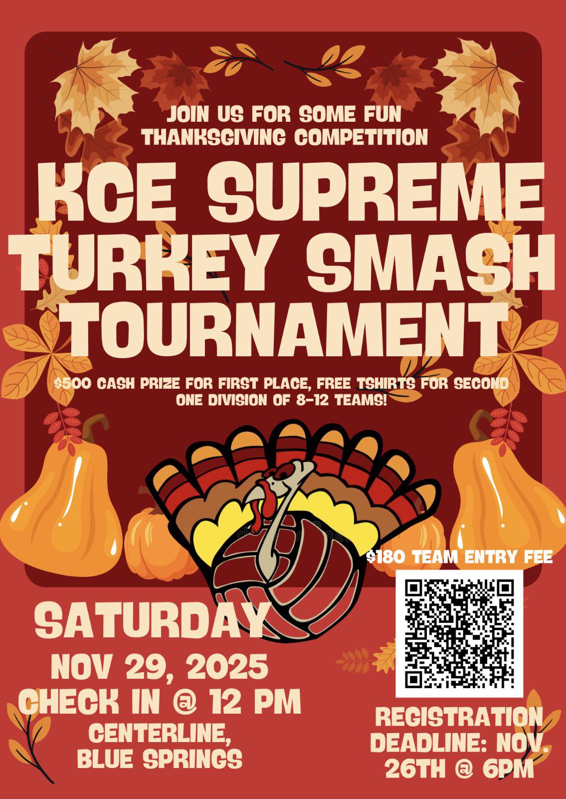 🦃 KCE SUPREME “TURKEY SMASH... - KCE Supreme Volleyball | Facebook