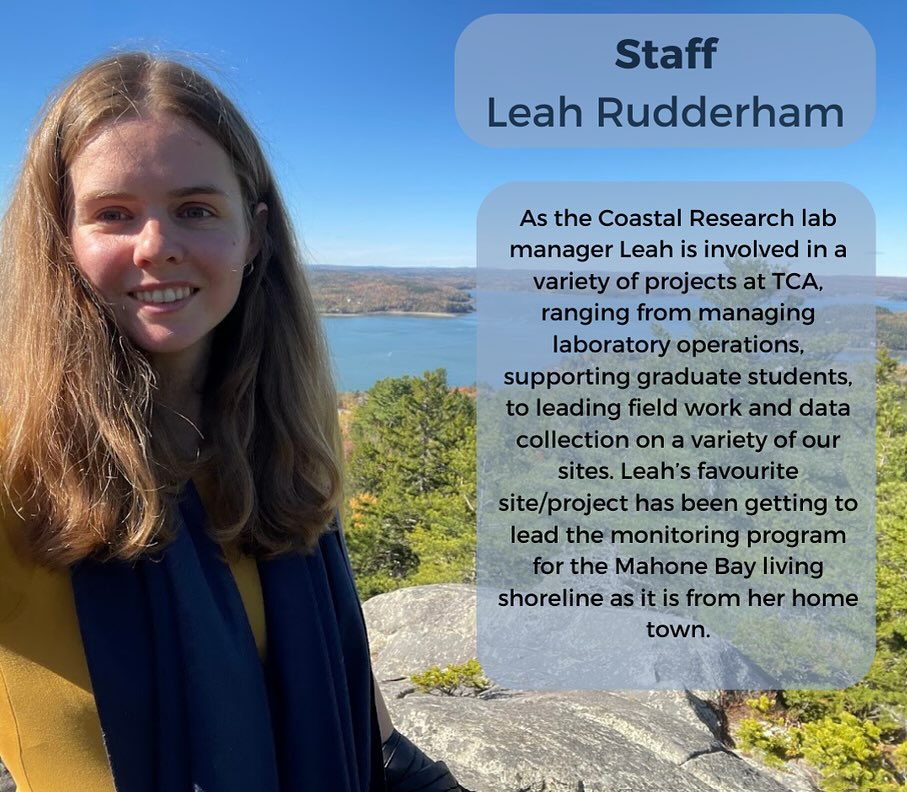 Meet another hard worker with TransCoastal Adaptations, Leah Rudderham ...