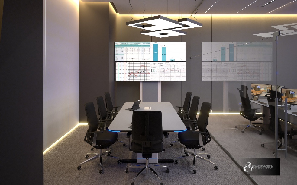 The control room of... - Fountainhead Control Rooms, Inc.