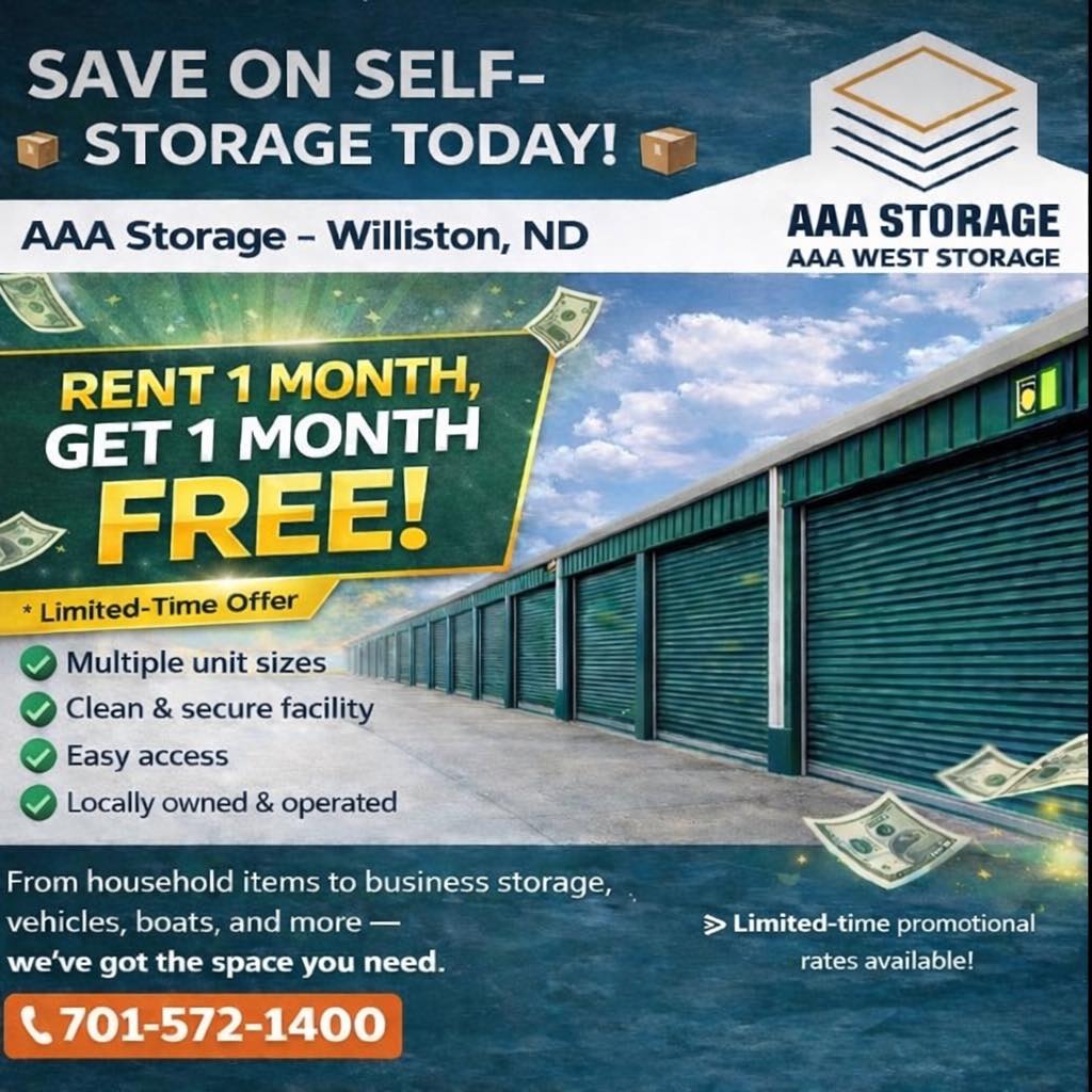 AAA Storage Williston & AAA Storage West Williston | Williston ND