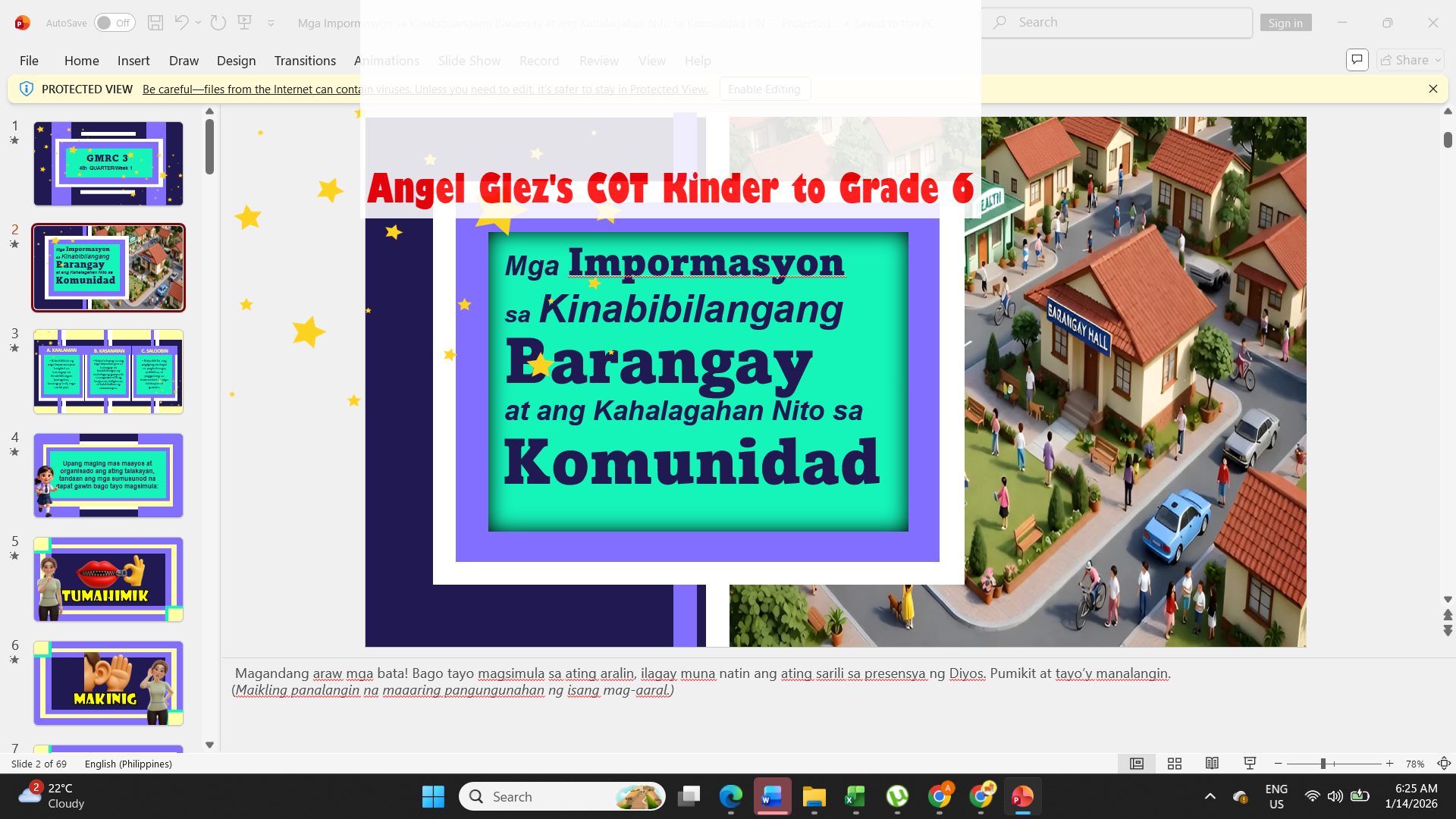 🆕 BAGONG GAWA |... - Angel Glez's COT kinder to Grade 6 | Facebook