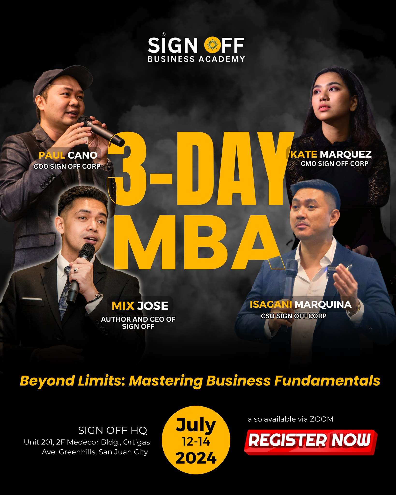 Mix Jose - Day 1 of the 3-Day MBA completed (July 12,... | Facebook