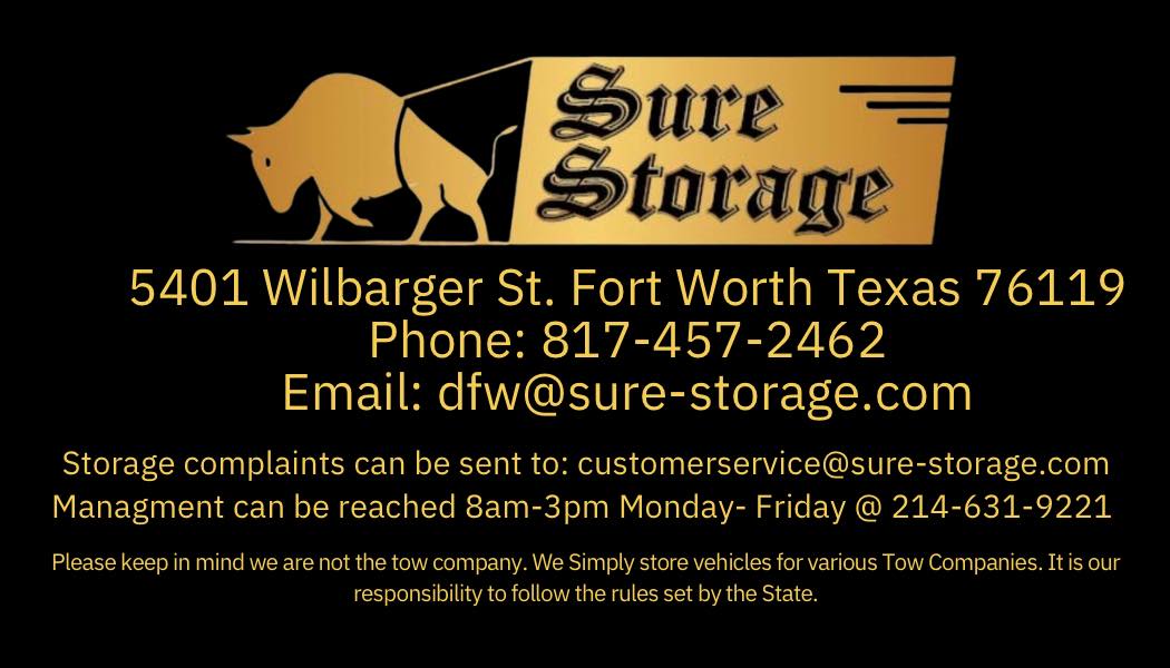 Sure Storage | Fort Worth TX