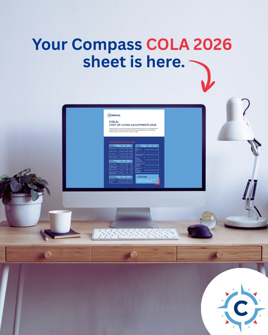 Compass - Yes, 2026 is right around the corner, so we've updated our ...