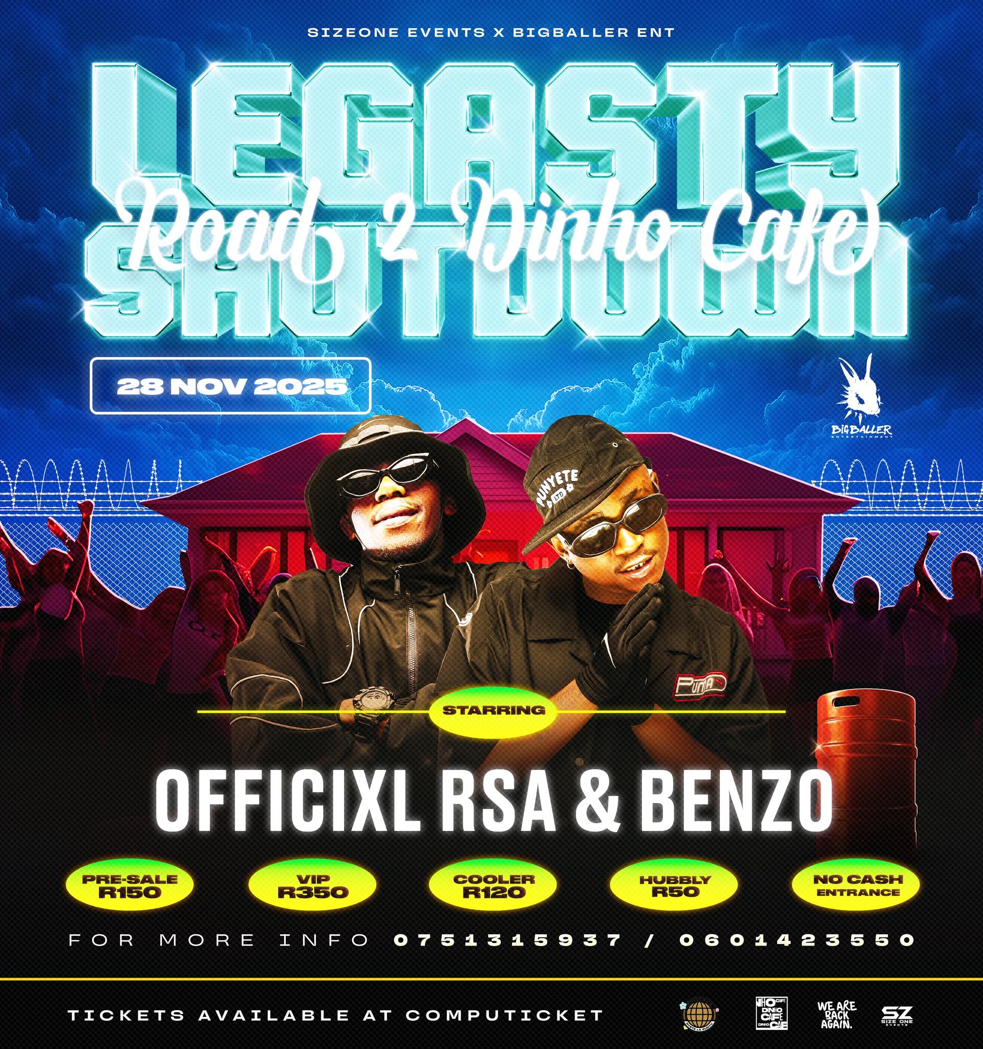 Sizeone Events - OFFICIXL RSA & BENZO UNLOCKED 🔓 🔥🔥🔥 Get... | Facebook