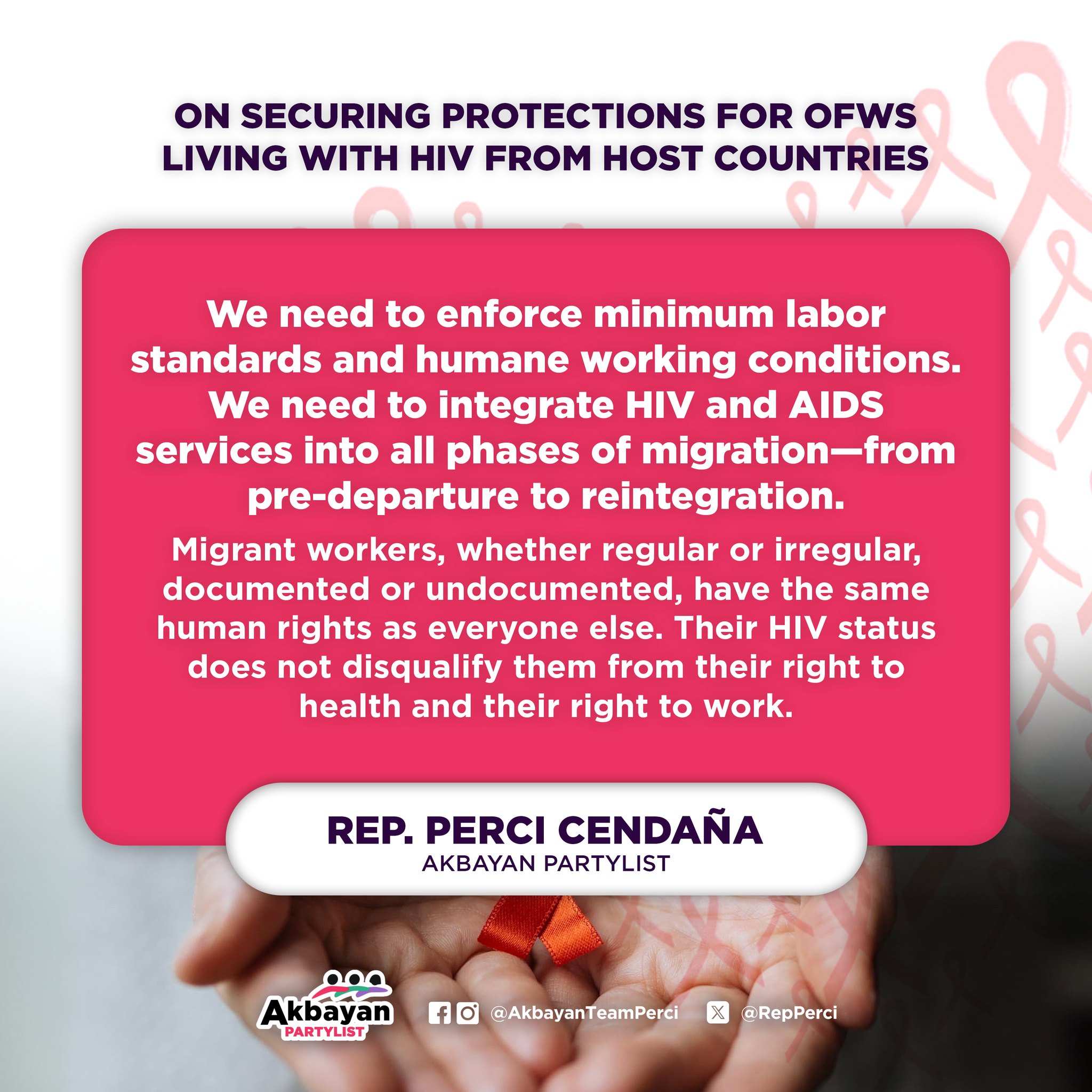 Akbayan Rep. Perci Cendaña... - Akbayan Rep. Perci Cendaña