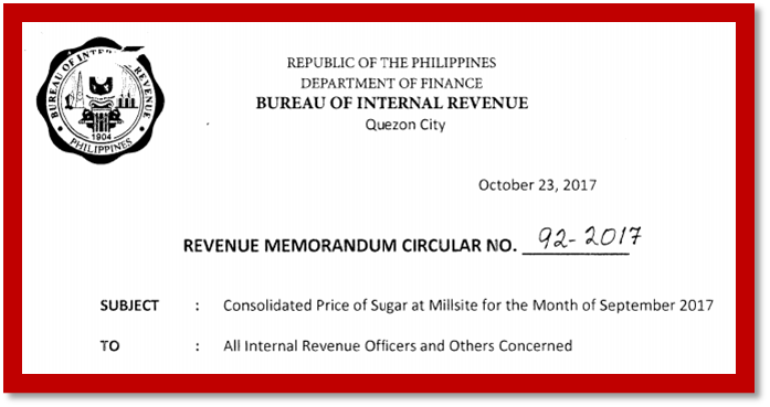 Bureau of Internal Revenue Philippines - Revenue Memorandum Circular No ...