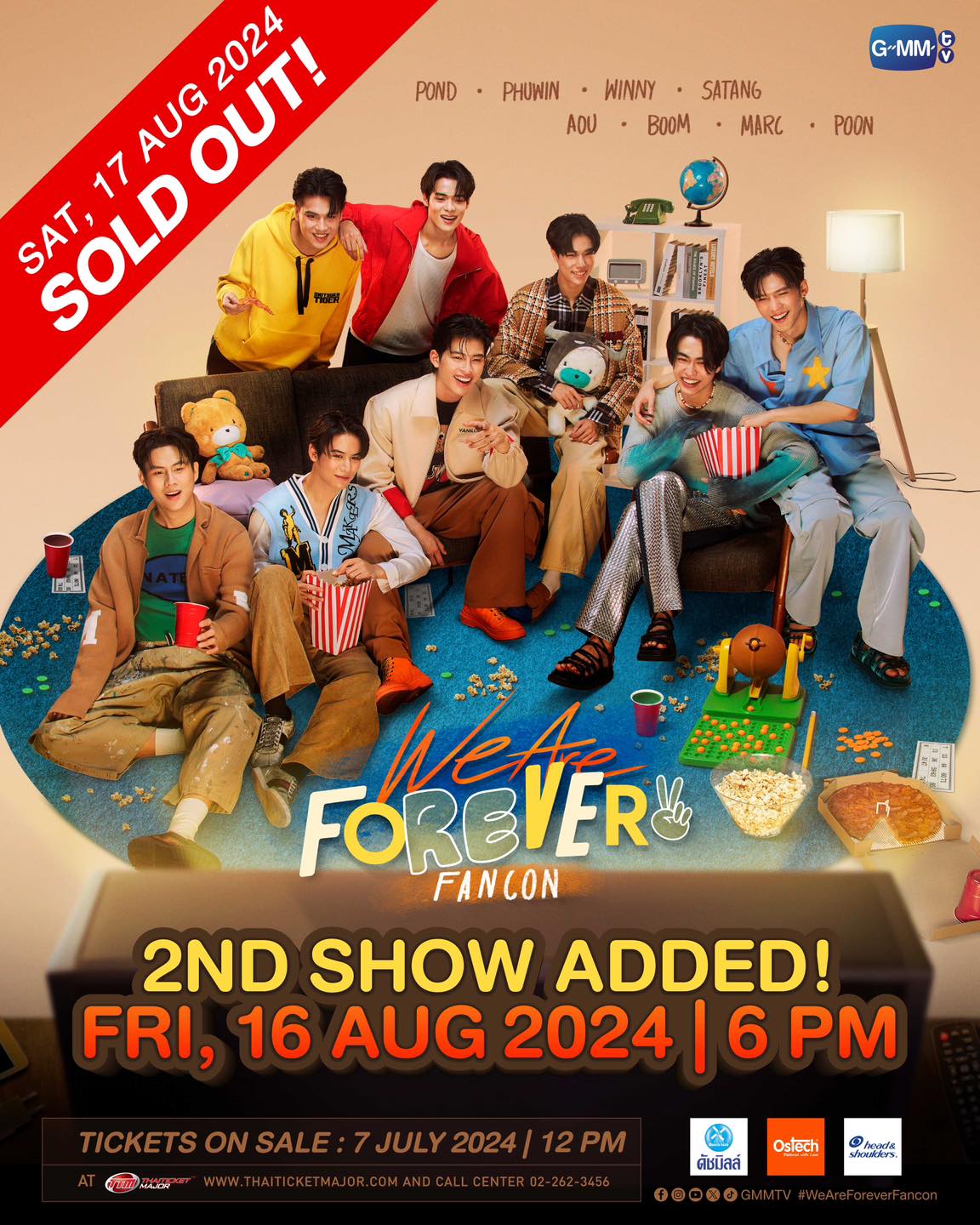 🔥เพิ่มรอบ “WE ARE FOREVER FANCON ยืนยันความฮอตของ 8 หนุ่ม “ปอนด์