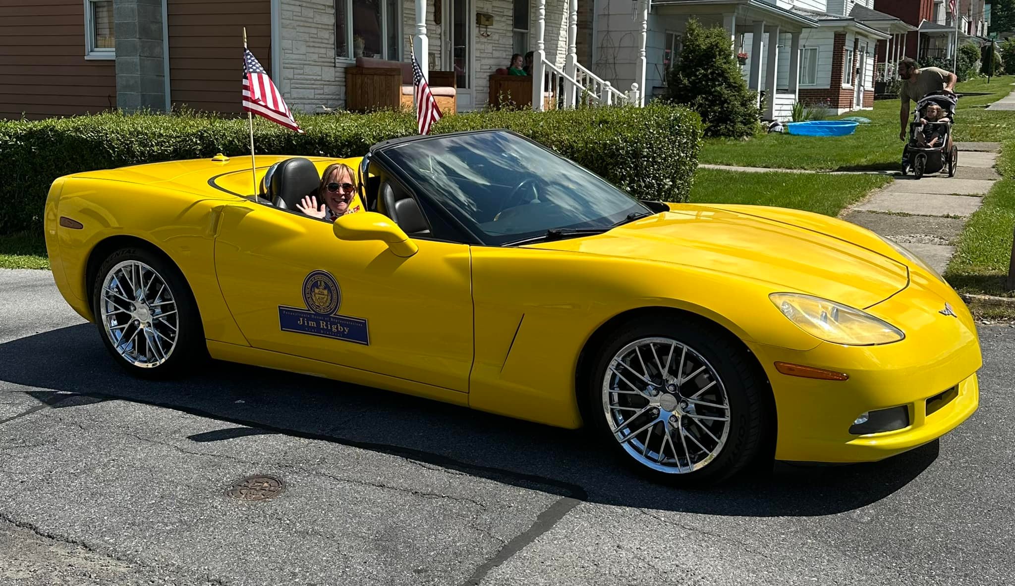 Busy day, was in the parade for... - PA State Rep. Jim Rigby