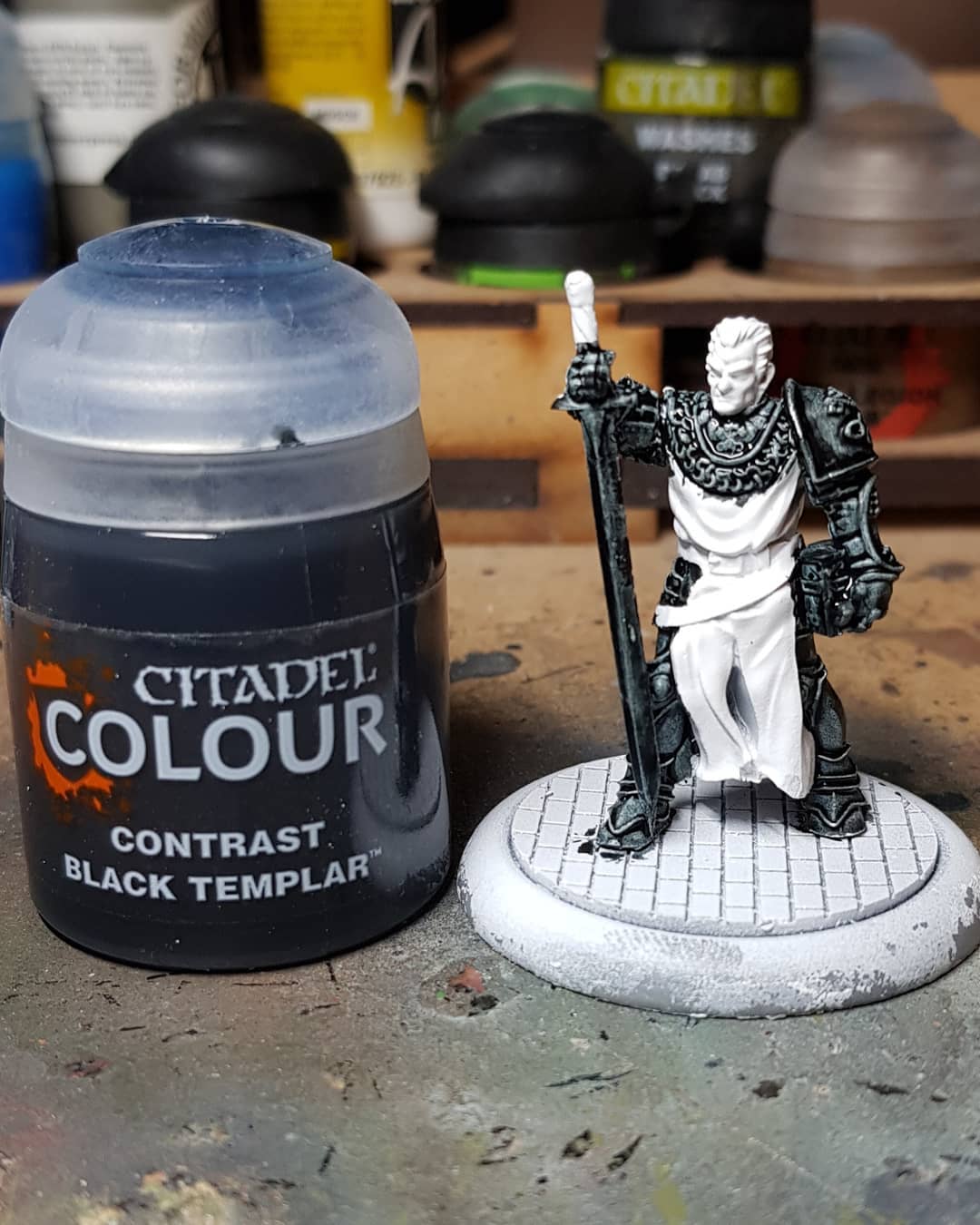 Black Templar Contrast paint for armour... - Alchemist Models | Facebook