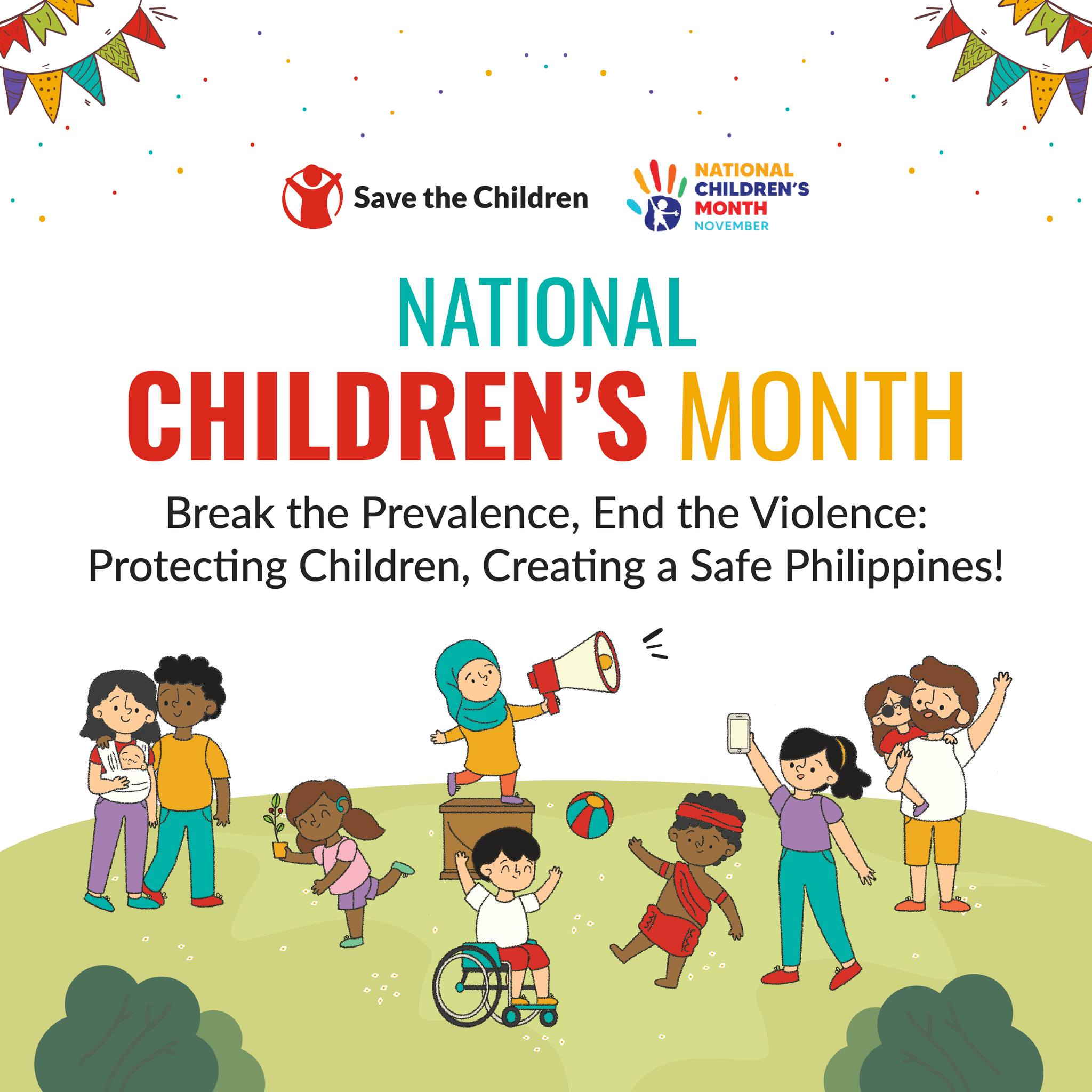 Save - Happy National Children’s Month! 🧒🏽 Save the Children stands ...