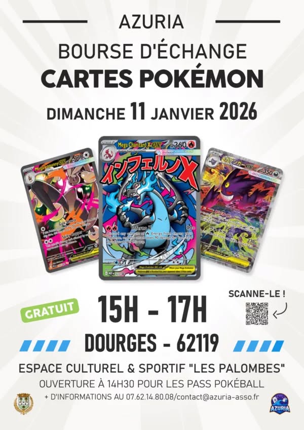 Mairie - 🎴💫 Bourse d’échange de cartes Pokémon 🔥L’association Azuria ...