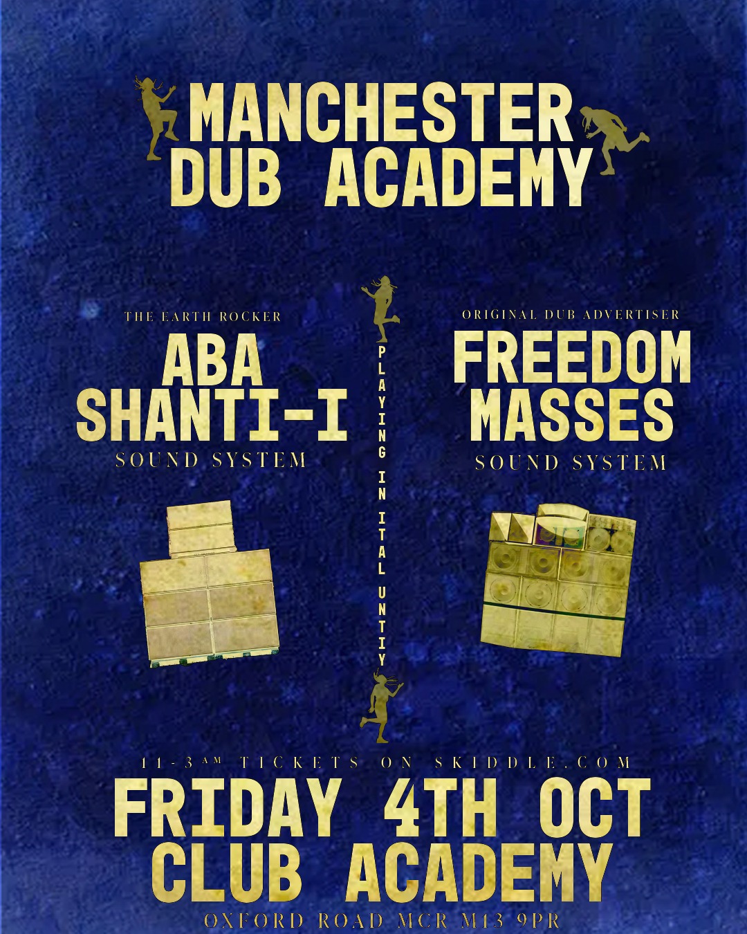 TONIGHT! Aba Shanti-I meets Freedom Masses