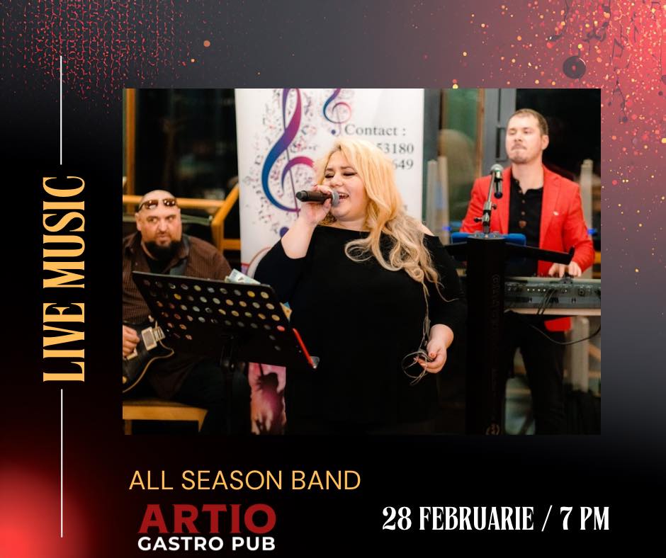 🎤 LIVE MUSIC la ARTIO Gastro Pub! Pe... - Artio Gastro Pub | Facebook