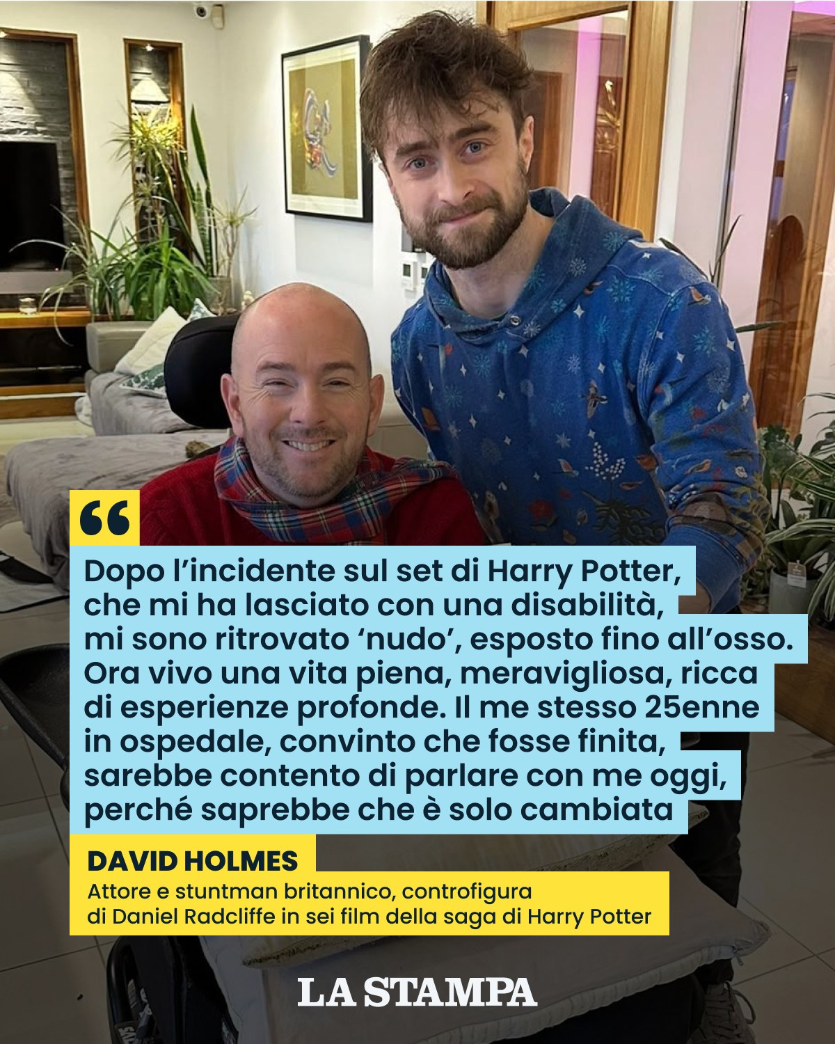 La Stampa - La vita dello stuntman britannico David Holmes... | Facebook