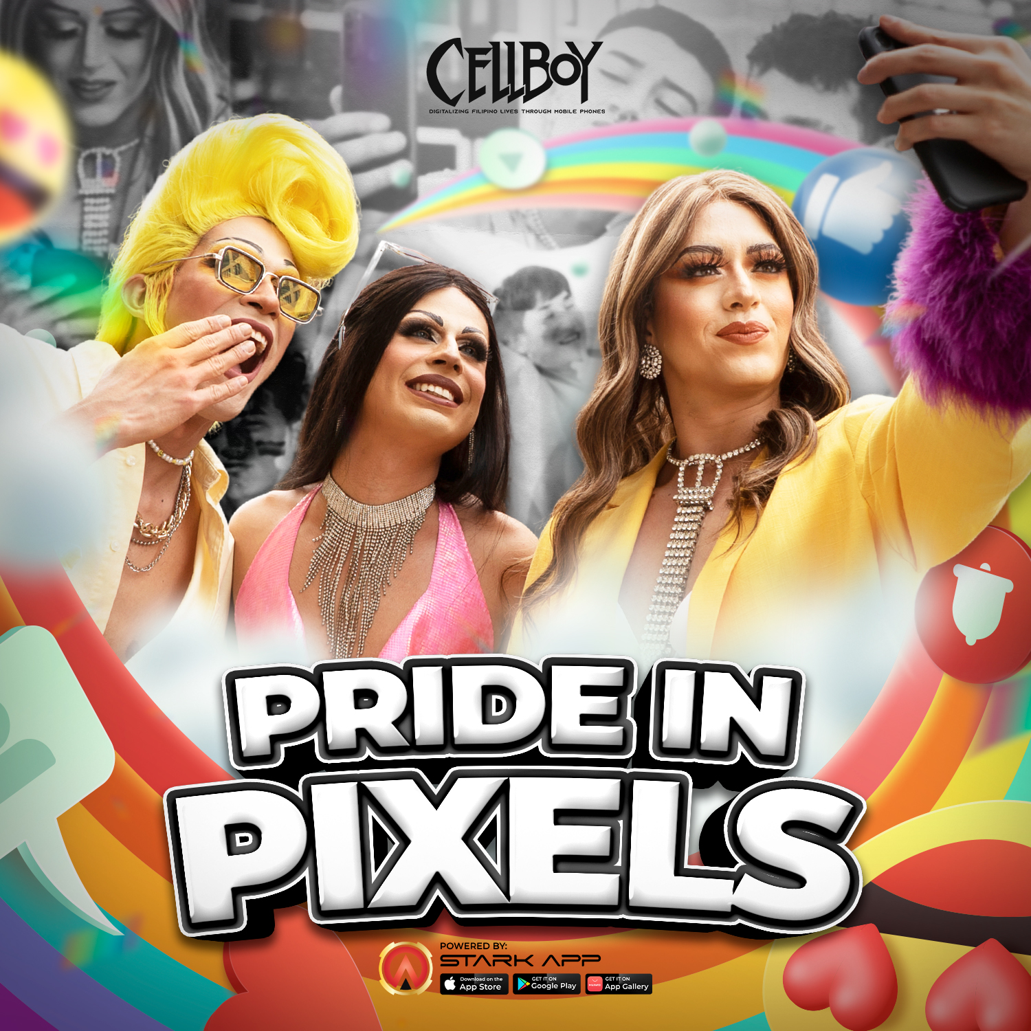 Cellboy - Be loud and show us your colors! Happy Pride...